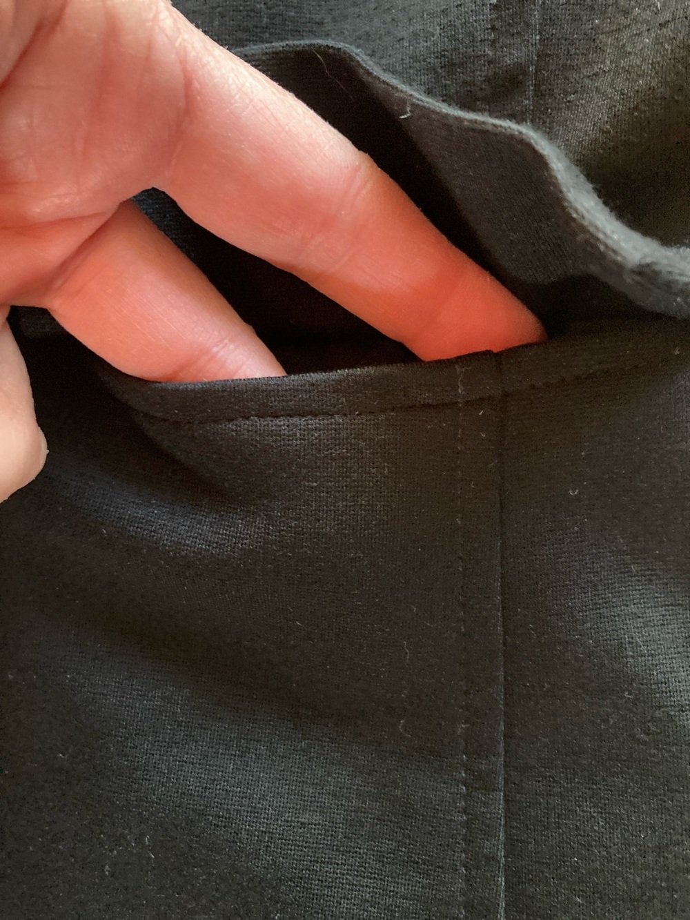 Chico's Black Ruffle-Trim Military Blazer - Picture 8 of 12